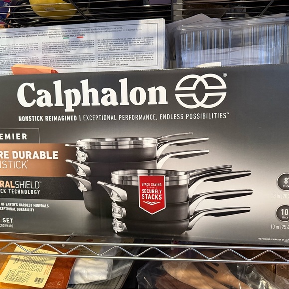 Calphalon Premier Hard-Anodized Nonstick Cookware Set - Picture 2 of 3